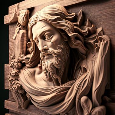 3D model st jesus (STL)